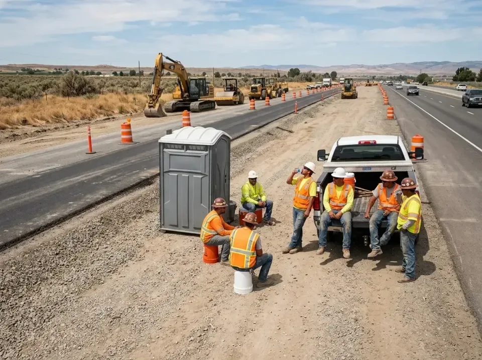 highway-road-construction-crew-007 — frequently asked questions, Porta Potty and Restroom Rentals in West Milwaukee, WI